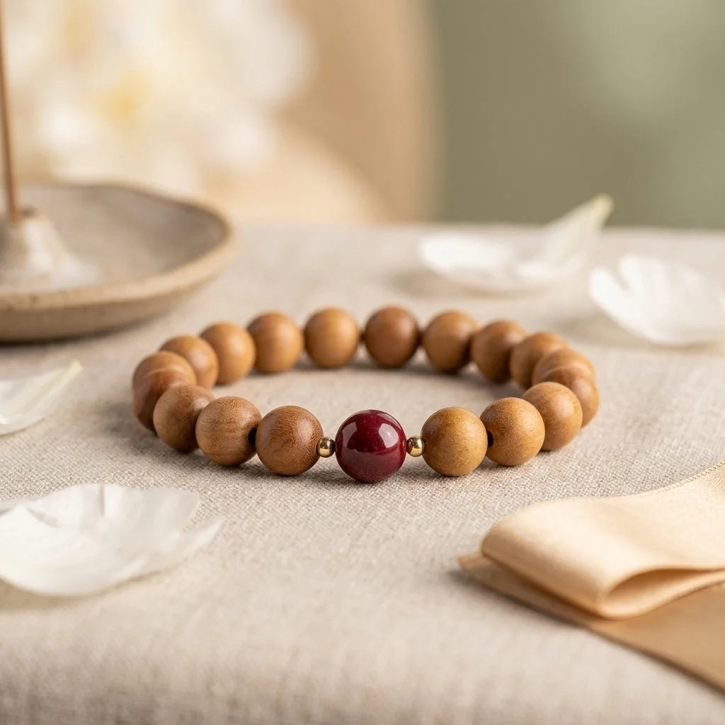 Natural Wooden Bead Bracelet For Women