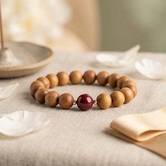 Natural Wooden Bead Bracelet For Women