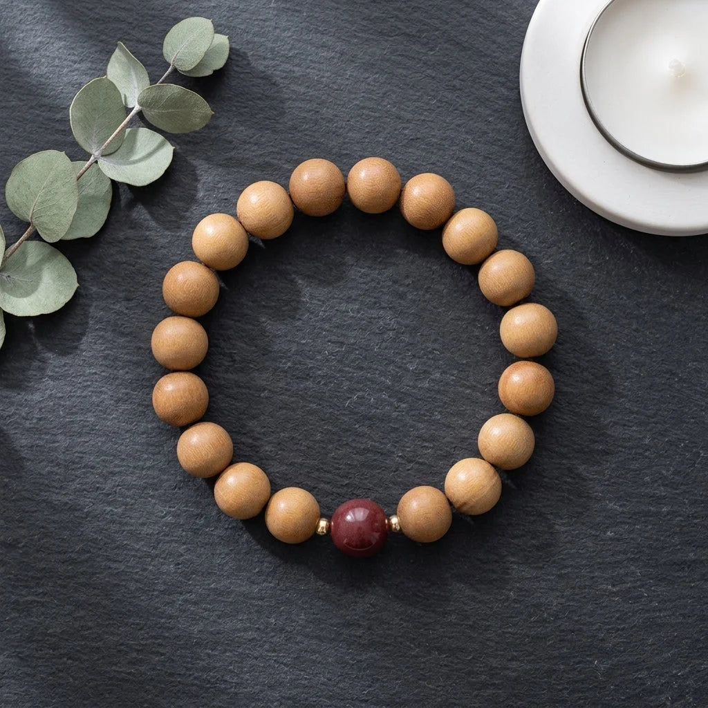 Natural Wooden Bead Bracelet For Women