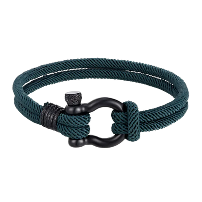 Nautical Rope Bracelet For Everyday Wellness - Green / 21CM