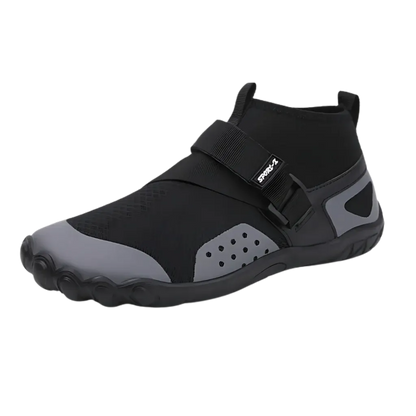Non Slip Yoga Shoes With Breathable Mesh Grip - Black / 36