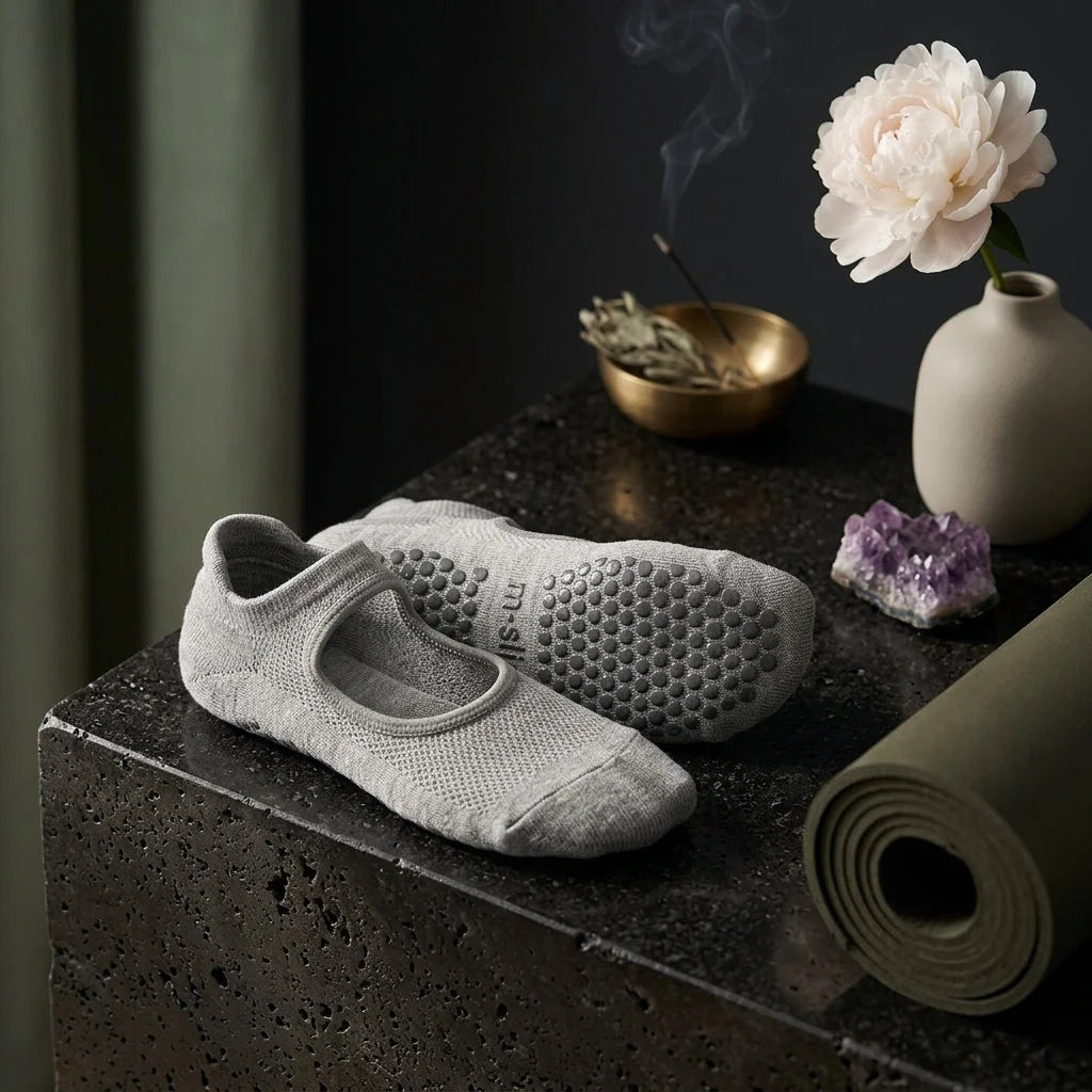 Non Slip Yoga Socks For Women With Cotton Comfort