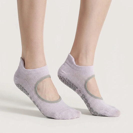 Non Slip Yoga Socks For Women With Cotton Comfort