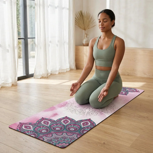 Non-Slip Yoga Towel Mat For Sweat And Support
