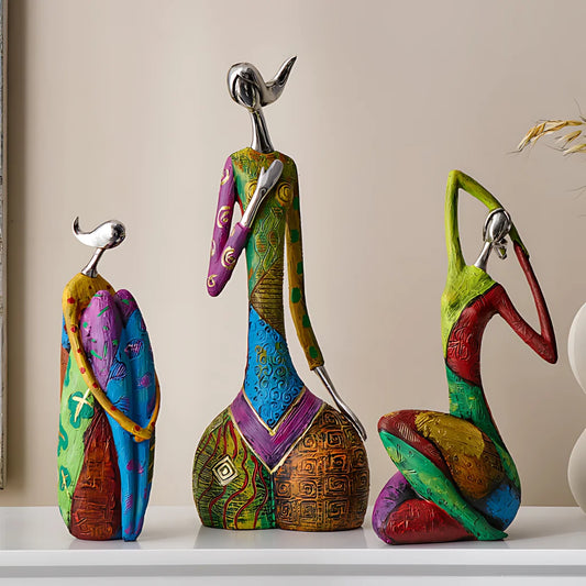 Nordic Style Yoga Statue Decor For Modern Interiors