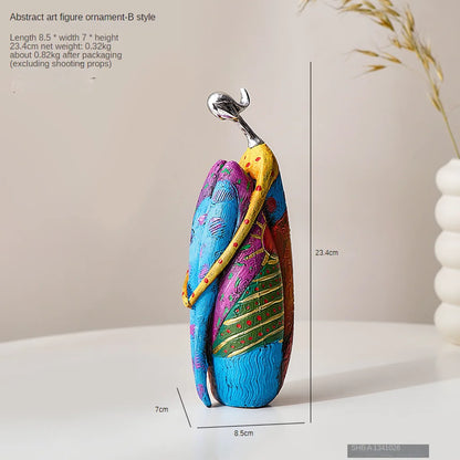 Nordic Style Yoga Statue Decor For Modern Interiors - Tuck knees
