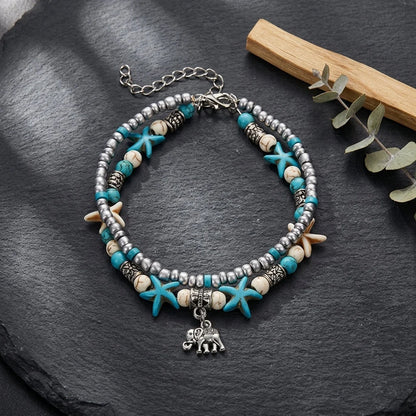 Ocean-Inspired Shell Anklet For Mindful Movement