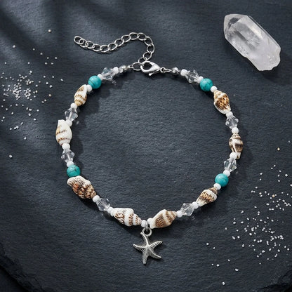 Ocean-Inspired Shell Anklet For Mindful Movement