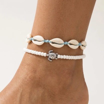 Ocean-Inspired Shell Anklet For Mindful Movement