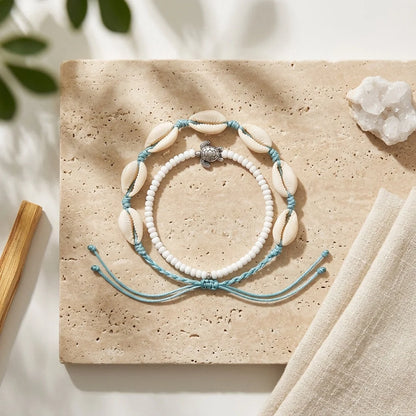 Ocean-Inspired Shell Anklet For Mindful Movement