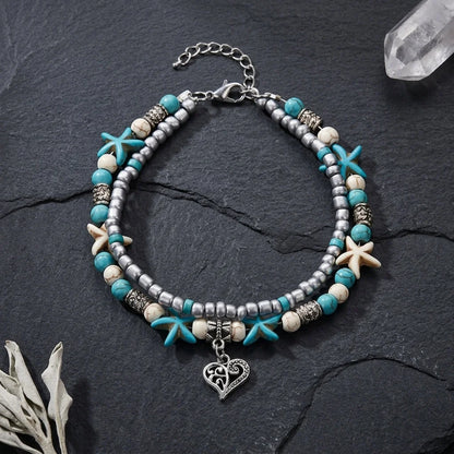 Ocean-Inspired Shell Anklet For Mindful Movement