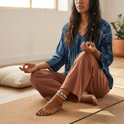 Ocean-Inspired Shell Anklet For Mindful Movement