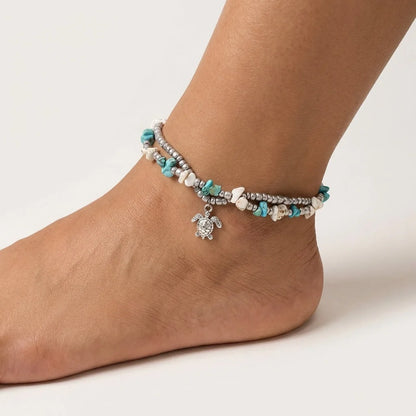 Ocean-Inspired Shell Anklet For Mindful Movement