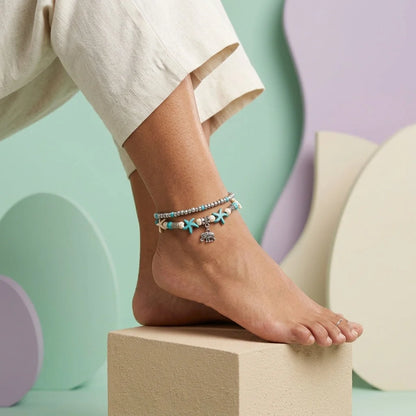 Ocean-Inspired Shell Anklet For Mindful Movement
