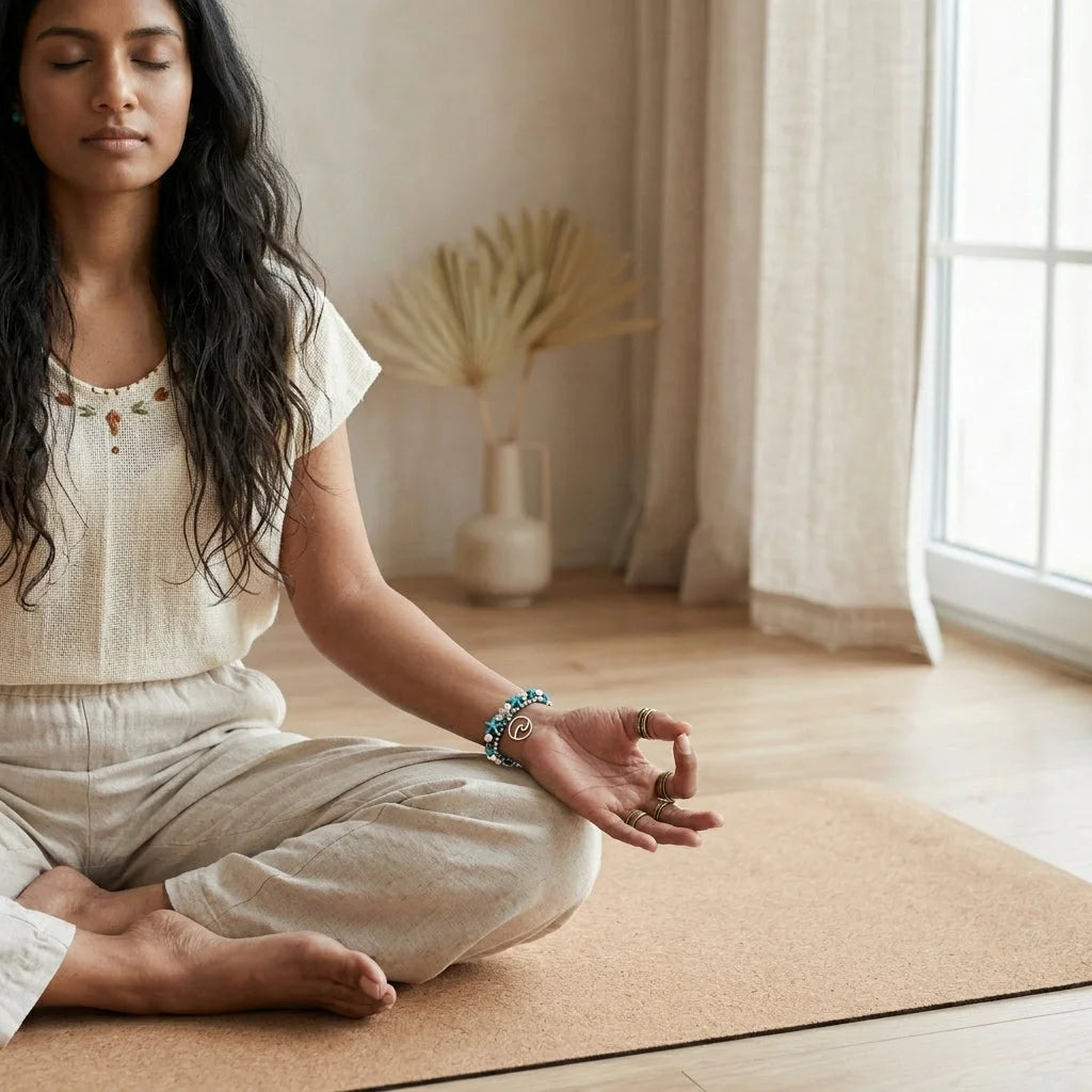 Ocean-Inspired Shell Anklet For Mindful Movement