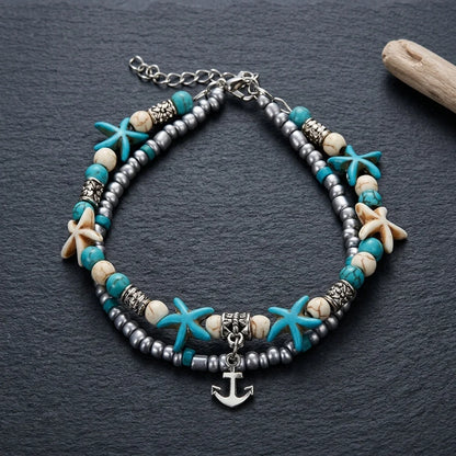 Ocean-Inspired Shell Anklet For Mindful Movement