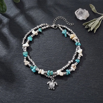 Ocean-Inspired Shell Anklet For Mindful Movement