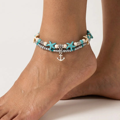 Ocean-Inspired Shell Anklet For Mindful Movement