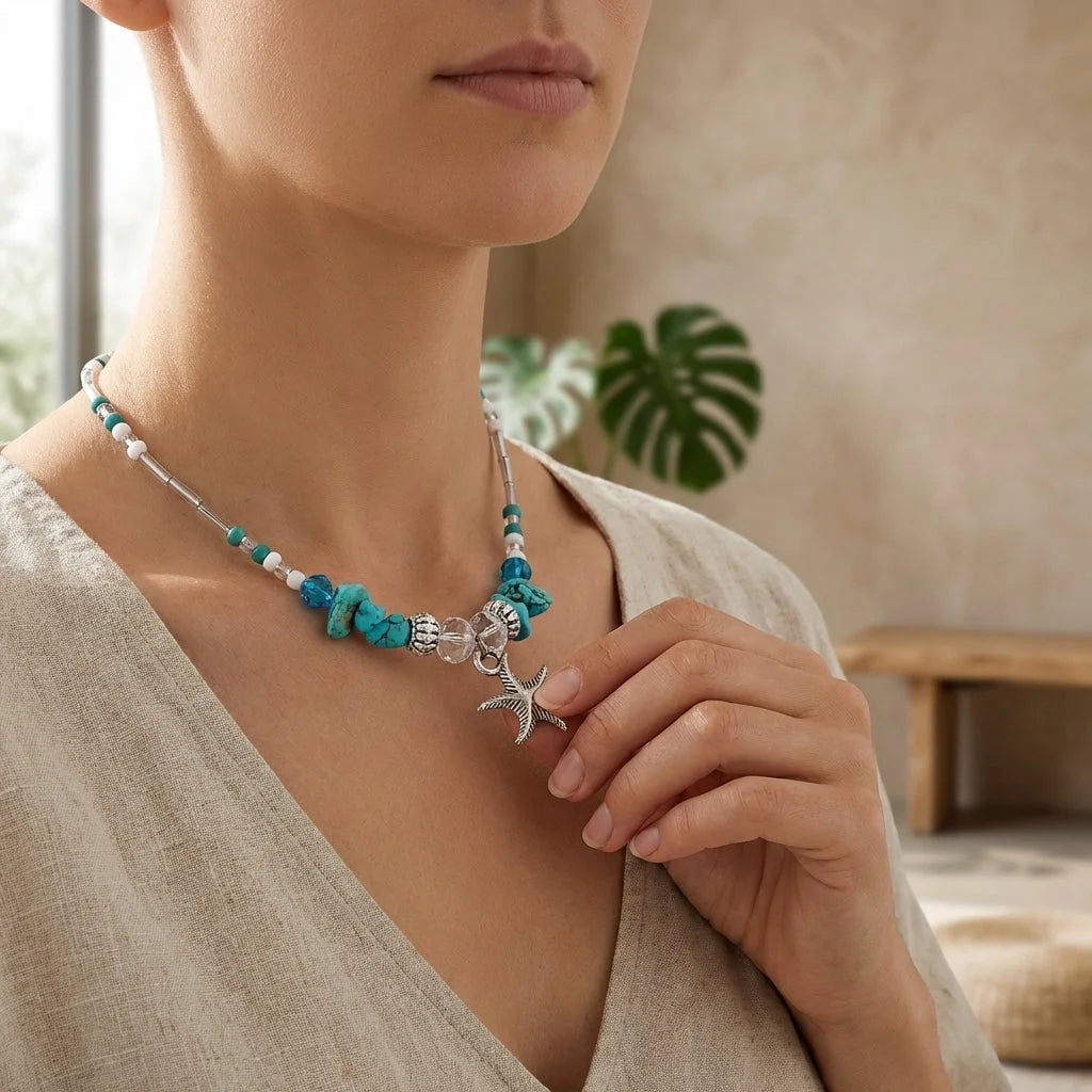 Ocean-Inspired Shell Anklet For Mindful Movement