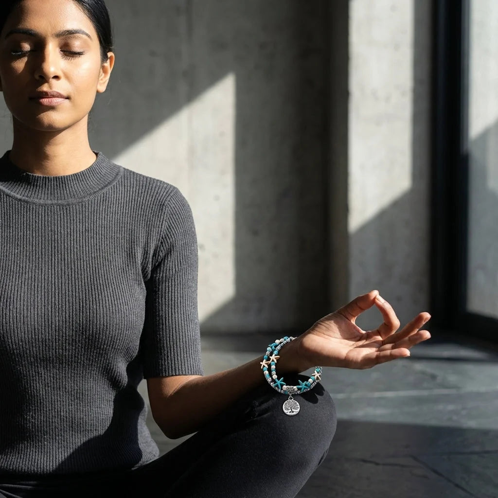 Ocean-Inspired Shell Anklet For Mindful Movement