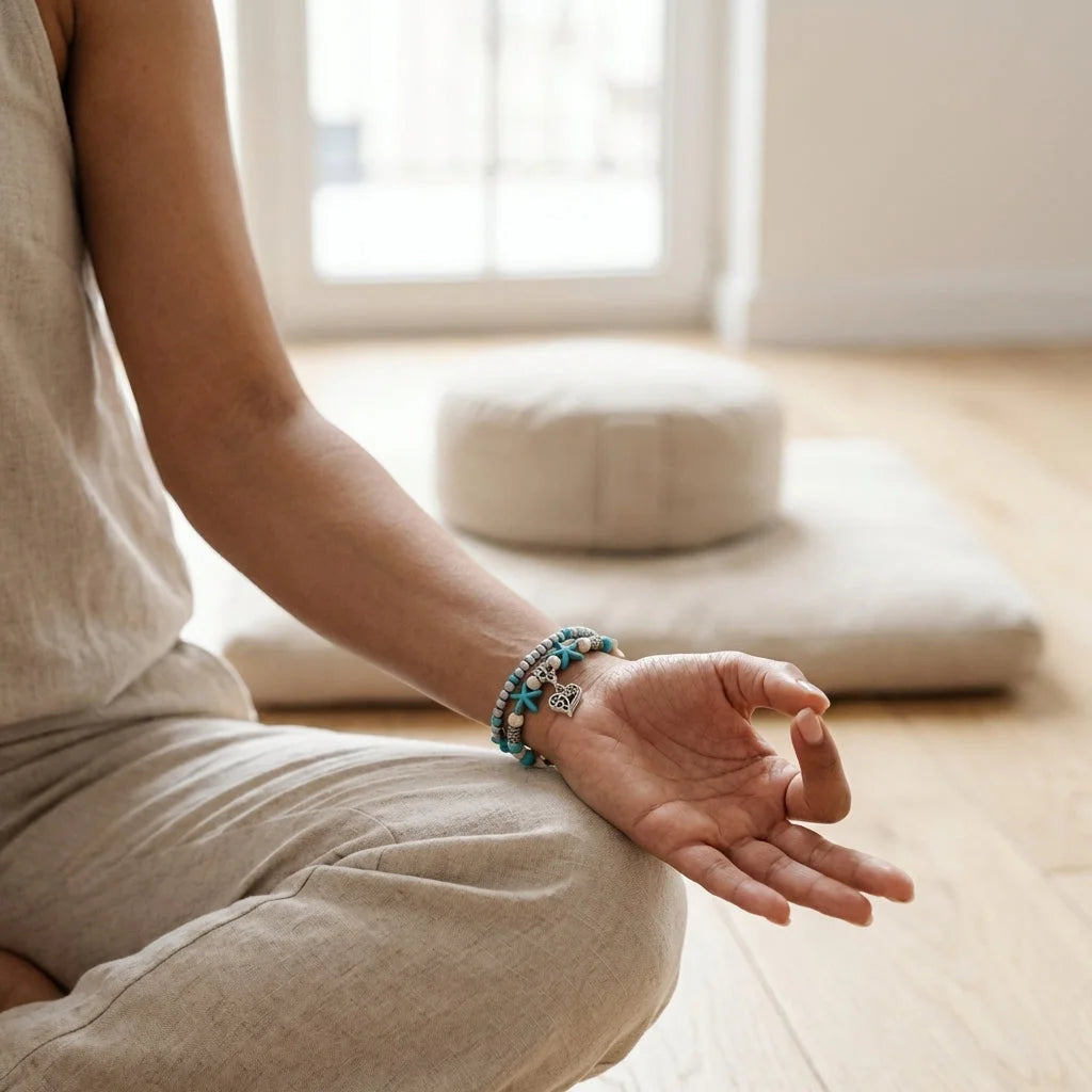 Ocean-Inspired Shell Anklet For Mindful Movement