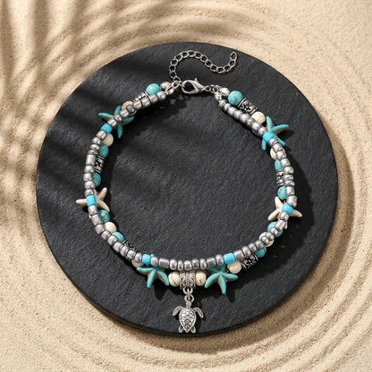 Ocean-Inspired Shell Anklet For Mindful Movement