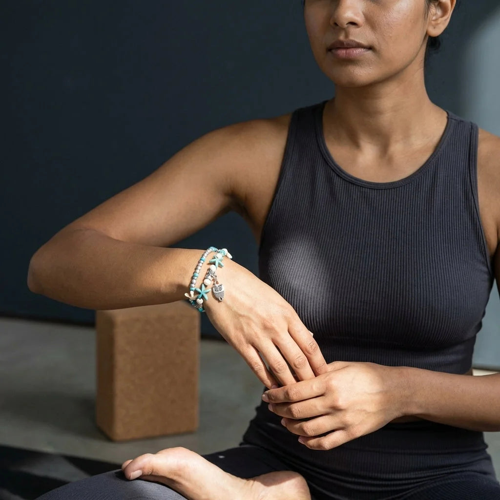 Ocean-Inspired Shell Anklet For Mindful Movement