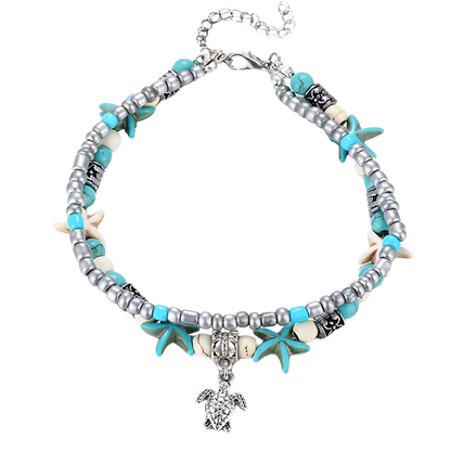 Ocean-Inspired Shell Anklet For Mindful Movement - Style