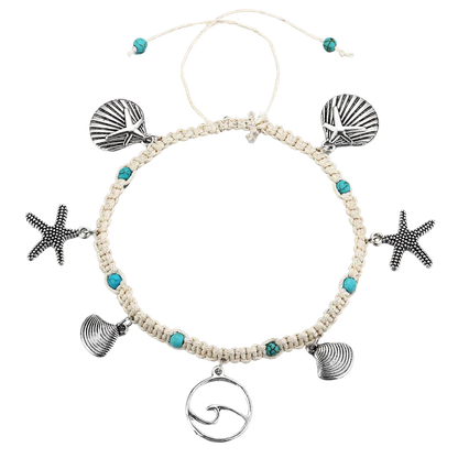 Ocean-Inspired Shell Anklet For Mindful Movement - Style D