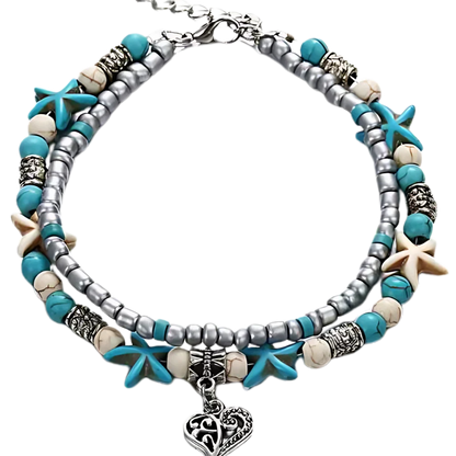 Ocean-Inspired Shell Anklet For Mindful Movement - Style F