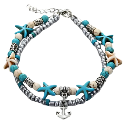 Ocean-Inspired Shell Anklet For Mindful Movement - Style G