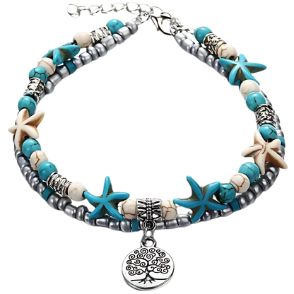 Ocean-Inspired Shell Anklet For Mindful Movement - Style J