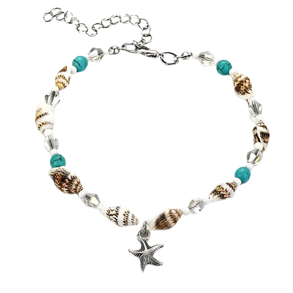 Ocean-Inspired Shell Anklet For Mindful Movement - Style L
