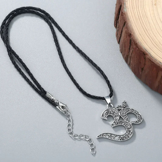 Om Pendant Necklace For Mindfulness Practice