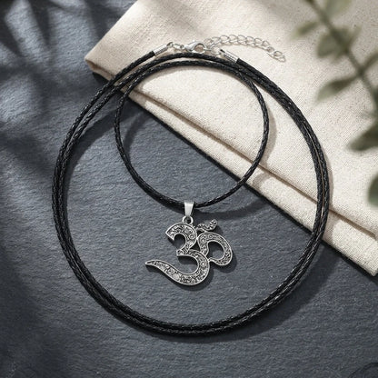 Om Pendant Necklace For Mindfulness Practice