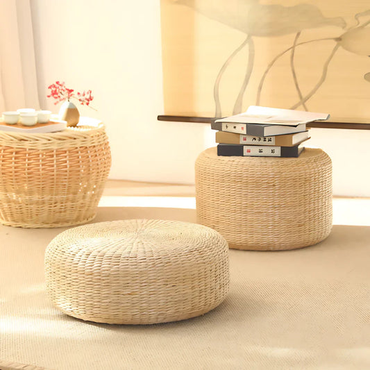 Ottoman Pouf Floor Pillow For Yoga And Home Comfort