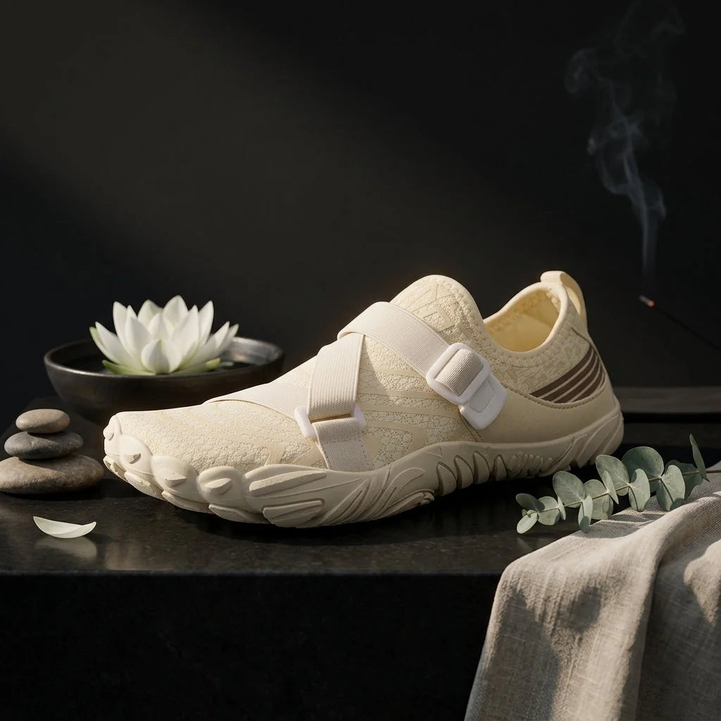 Outdoor Yoga Shoes With Breathable Mesh And Grip Sole