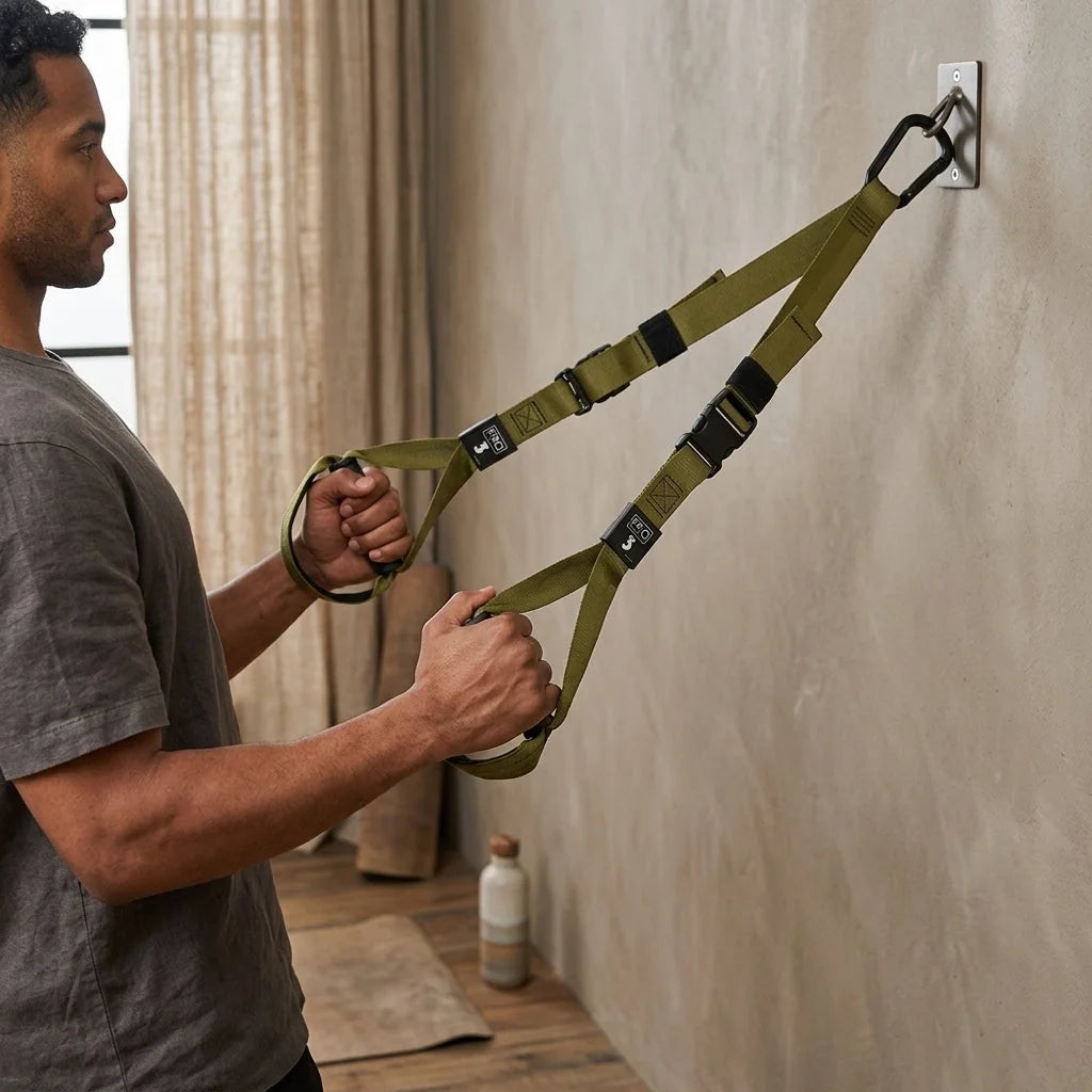 Physical Therapy Stretching Straps With Suspension System