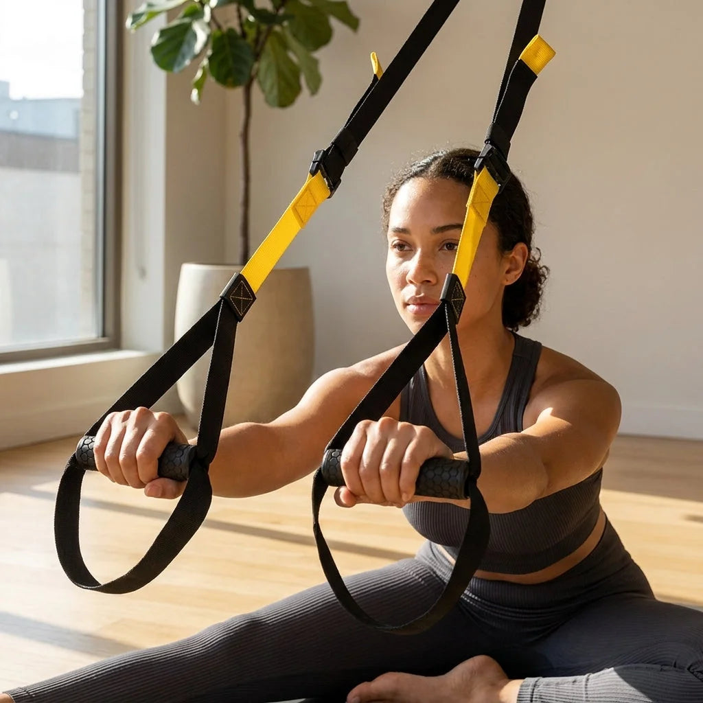 Physical Therapy Stretching Straps With Suspension System