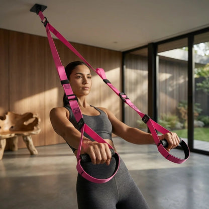 Physical Therapy Stretching Straps With Suspension System