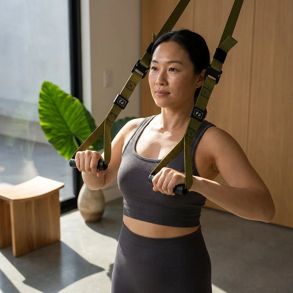 Physical Therapy Stretching Straps With Suspension System