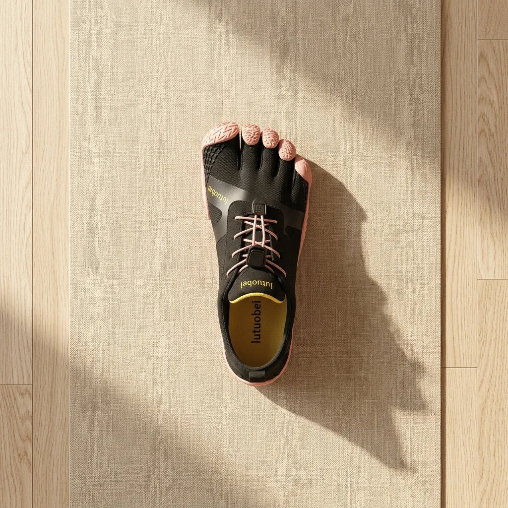 Pilates Grip Shoes With Breathable Mesh Comfort