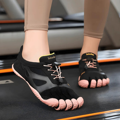 Pilates Grip Shoes With Breathable Mesh Comfort
