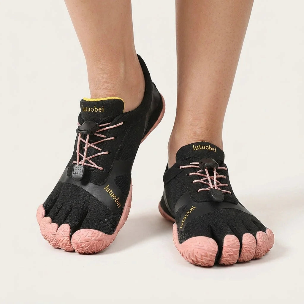Pilates Grip Shoes With Breathable Mesh Comfort