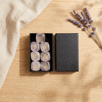 Polished Stones Chakra Set For Daily Energy Balance