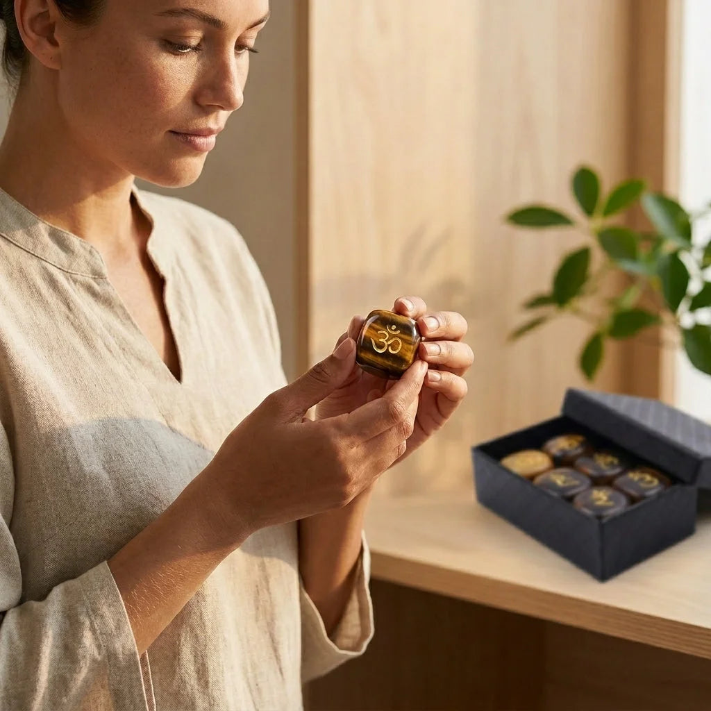 Polished Stones Chakra Set For Daily Energy Balance