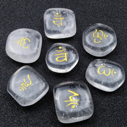Polished Stones Chakra Set For Daily Energy Balance