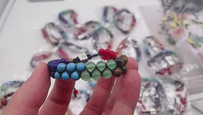 Chakra Balancing Bracelet With Healing Stones