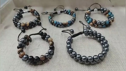 Chakra Balancing Bracelet With Healing Stones