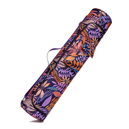 Printed Backpack Yoga Mat Bag Organizer With Strap - 2 Style